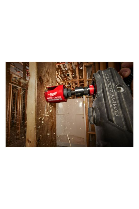 Lyukfűrész készlet 10db d35-/44/51/57/68/76mm +tartozék +koffer gipszkartonhoz BigHawg Milwaukee - 4932464939