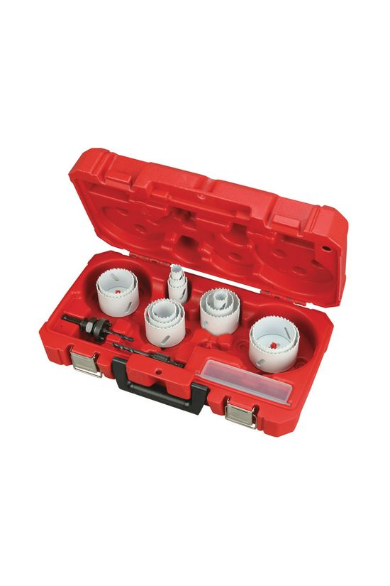 Lyukfűrész készlet 17db d20/22/25/32/40/44/51/54/64/65/67/68/76mm +ta fához HoleDozer Milwaukee - 49224102