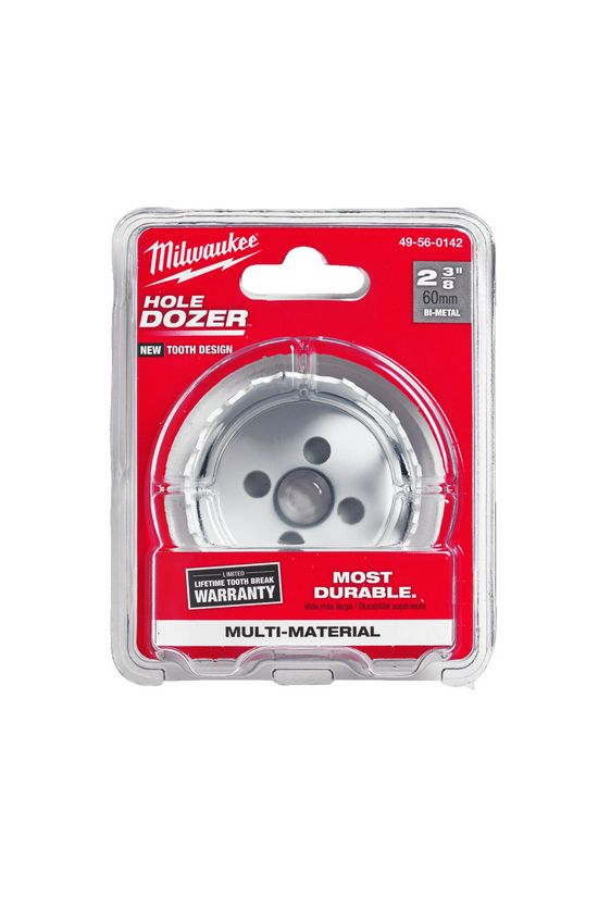Lyukfűrész vágókorona Bi-metal 65HRC kobalt 60mm-átmérő 41mm-mély fához HoleDozer Milwaukee - 49560142