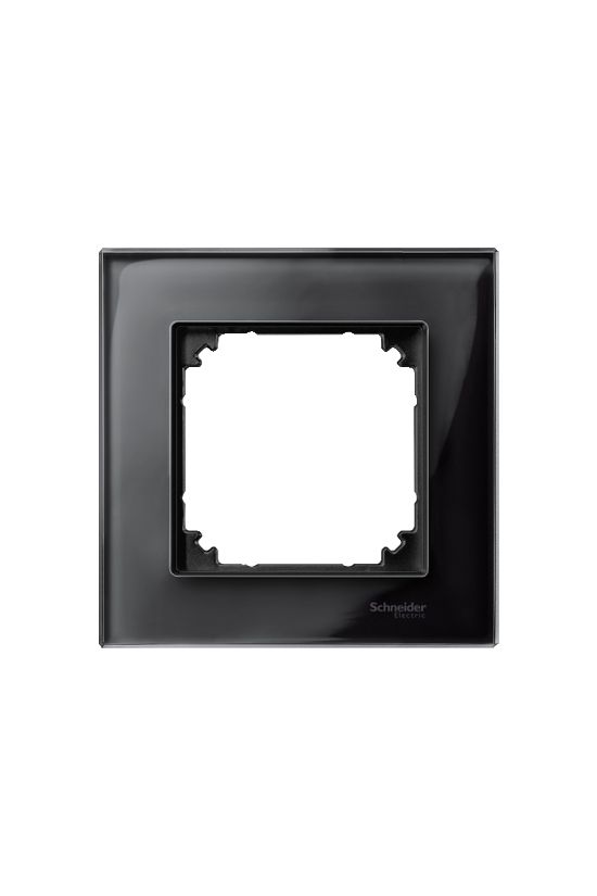 M-Elegance keret 1-es ónixfekete vízszintes és függőleges üveg Schneider - MTN404103