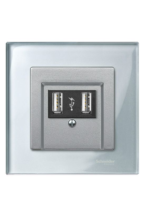 M-Elegance keret gyémántfehér 1-es vízszintes és függőleges műanyag ezüst kezeletlen 4010-3260 - MTN4010-3260