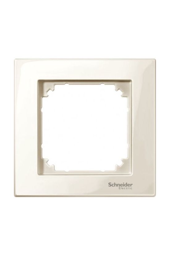 M-Plan keret 1-es krém vízszintes és függőleges műanyag Schneider - MTN515144