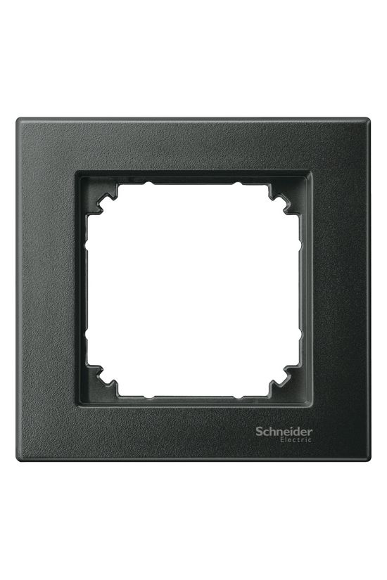 M-Plan keret 1-es vízszintes és függőleges műanyag antracit kezeletlen matt Schneider - MTN486114