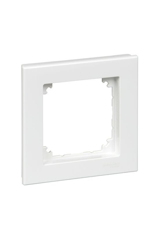 M-Plan keret aktív fehér, antibakteriális 1-es vízszintes és függőleges műanyag fehér Schneider - MTN515125