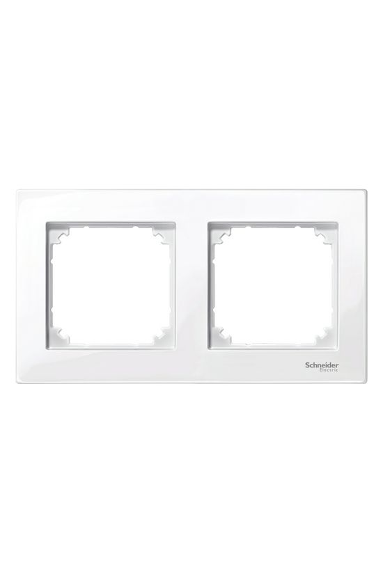 M-Plan keret aktív fehér, antibakteriális 2-es vízszintes és függőleges műanyag fehér Schneider - MTN515225