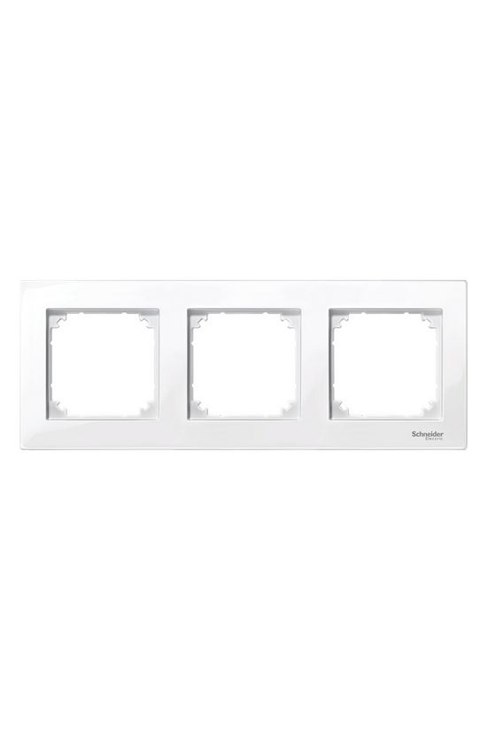 M-Plan keret aktív fehér, antibakteriális 3-es vízszintes és függőleges műanyag fehér Schneider - MTN515325