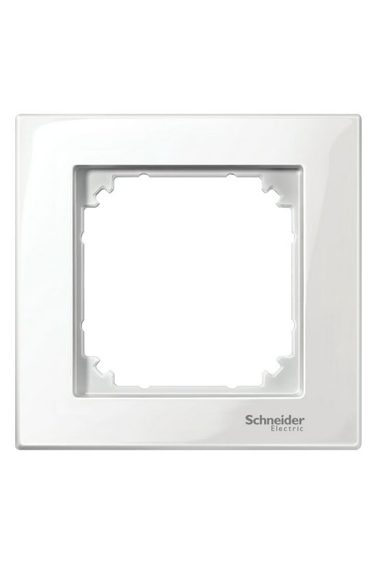 M-Plan keret polárfehér 1-es vízszintes és függőleges műanyag kezeletlen fényes Schneider - MTN515119
