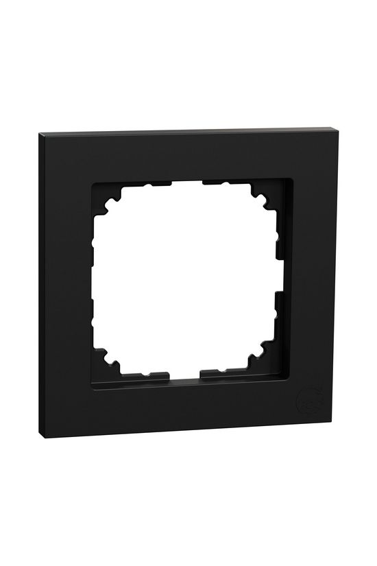 M-Pure keret 1-es vízszintes és függőleges műanyag fekete lakkozott Schneider - MEG4010-3603