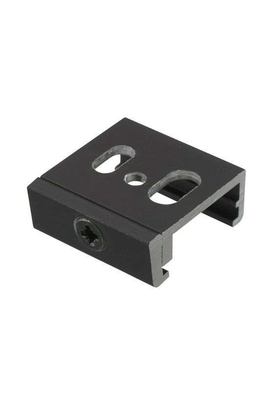 Mennyezeti rögzítő világítási sínhez max.200N fekete alumínium SKB 12-2 LIVAL - 19180122