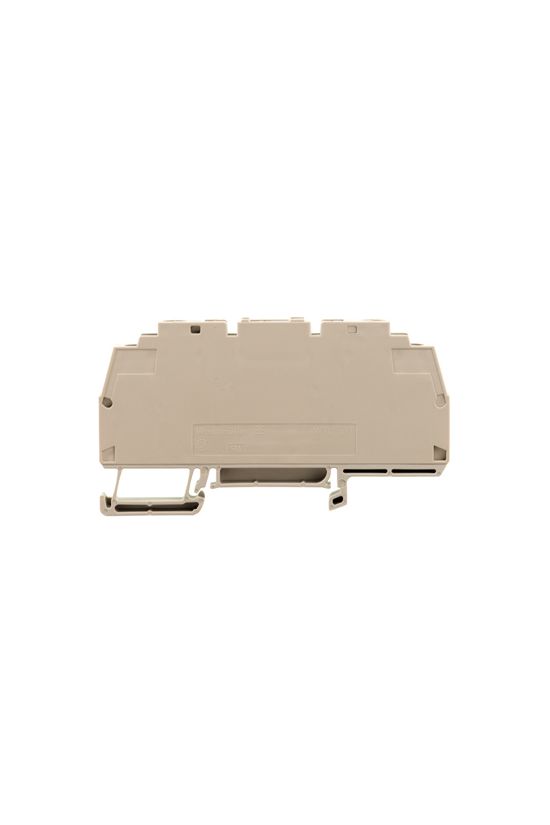 Mérő-bontó sorkapocs 41A 500V csavaros csavaros bézs 0.5-10mm2/sokerű WTL 6/3 Weidmüller - 1018800000