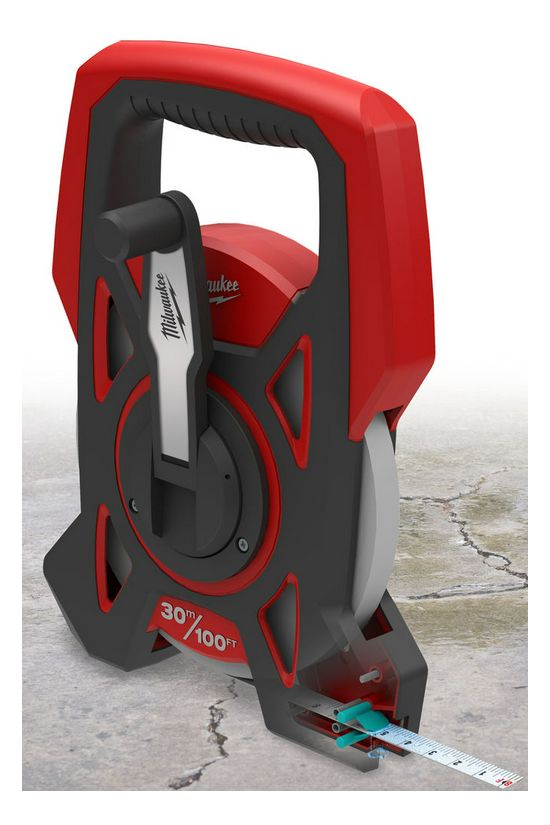 Mérőszalag keretes nylon bevonatos 30m x 13mm acél metrikus Milwaukee - 48225203