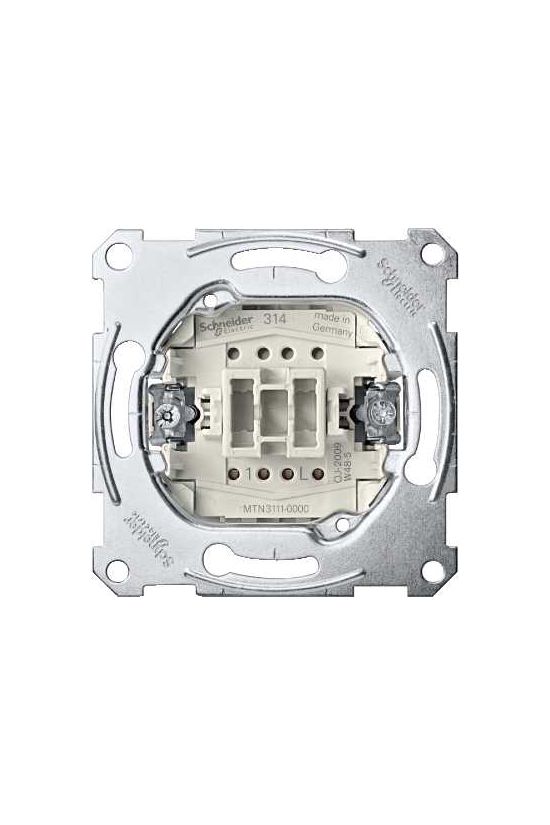 MERTEN Egypólusú kapcsoló, rugós, 10AX (101) - MTN3111-0000