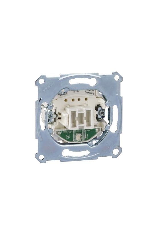 MERTEN Egypólusú kapcsoló, jelzőfénnyel, rugós, 10AX - MTN3131-0000