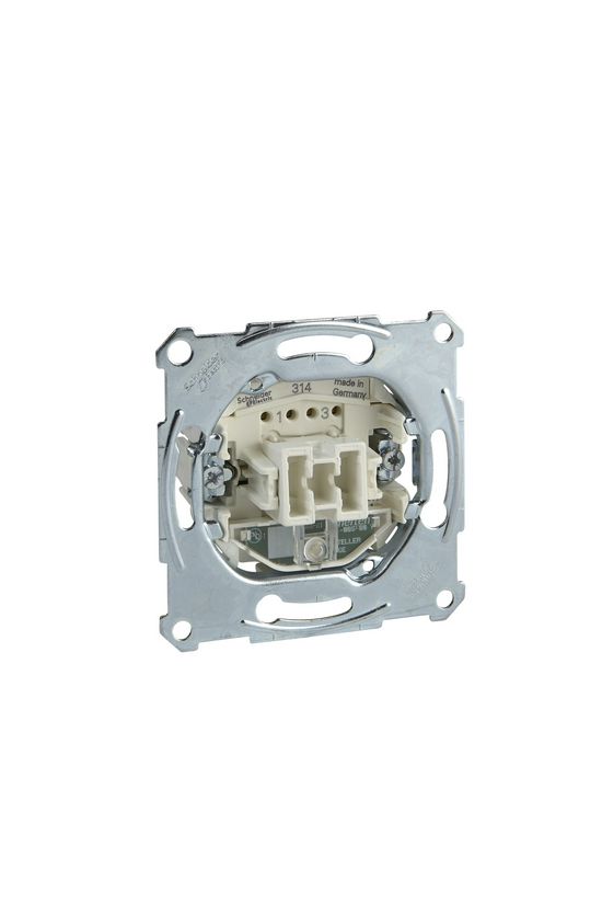 Merten 102 2P kapcsoló betét süllyesztett rugós IP20 billentyű/gomb Schneider - MTN3102-0000