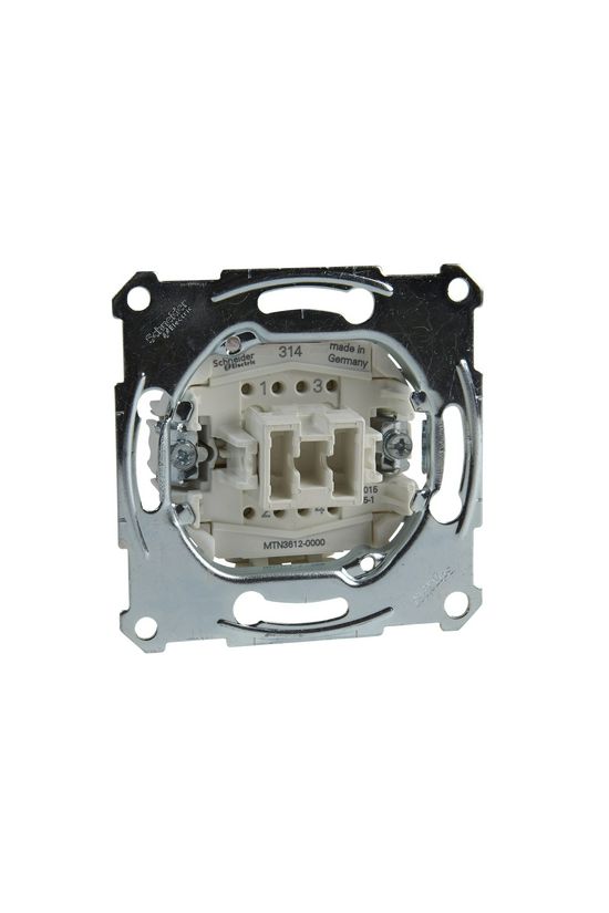 Merten 102 2P kapcsoló betét süllyesztett rugós IP20 billentyű/gomb Schneider - MTN3612-0000