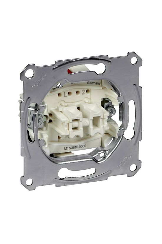 Merten 105 2x1P csillárkapcsoló betét süllyesztett rugós IP20 2- billentyű/gomb Schneider - MTN3615-0000