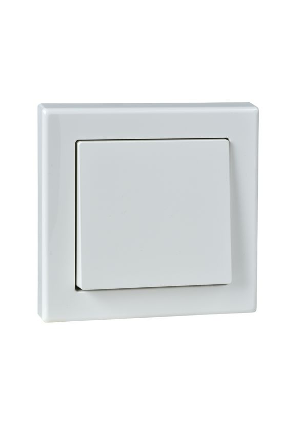 Merten 106 váltókapcsoló betét komplett házban fehér süllyesztett rugós IP20 Schneider - MTN3341-1419