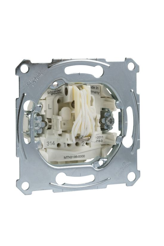 Merten 106 váltókapcsoló betét natúr süllyesztett rugós IP20 húzózsinór Schneider - MTN3186-0000