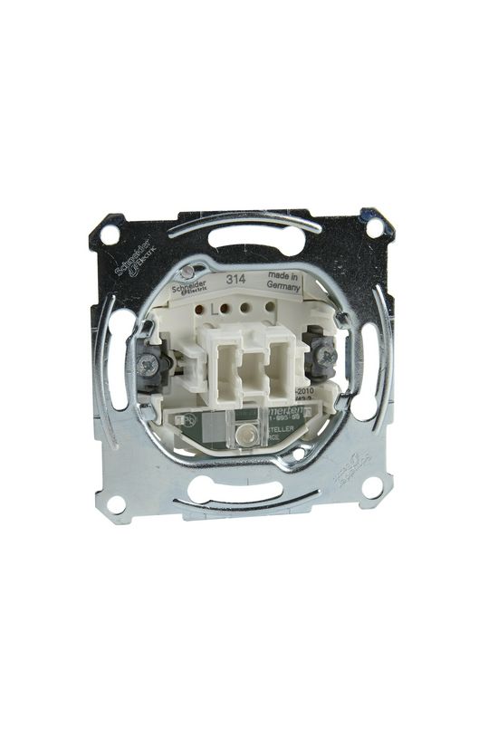 Merten 106 váltókapcsoló +jelzőfény betét süllyesztett rugós IP20 billentyű/gomb Schneider - MTN3636-0000