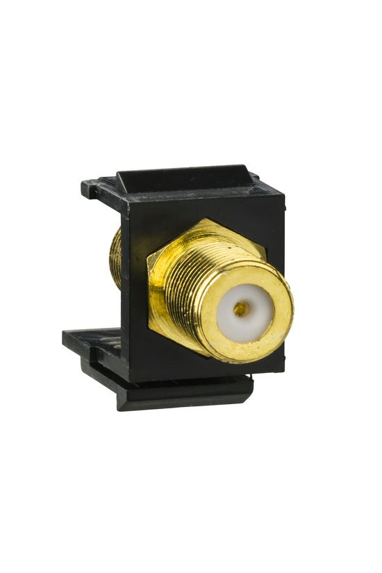 Merten adatcsatlakozó betét BNC-F csatlakozó fekete címketartó nélkül Schneider - MTN4586-0001