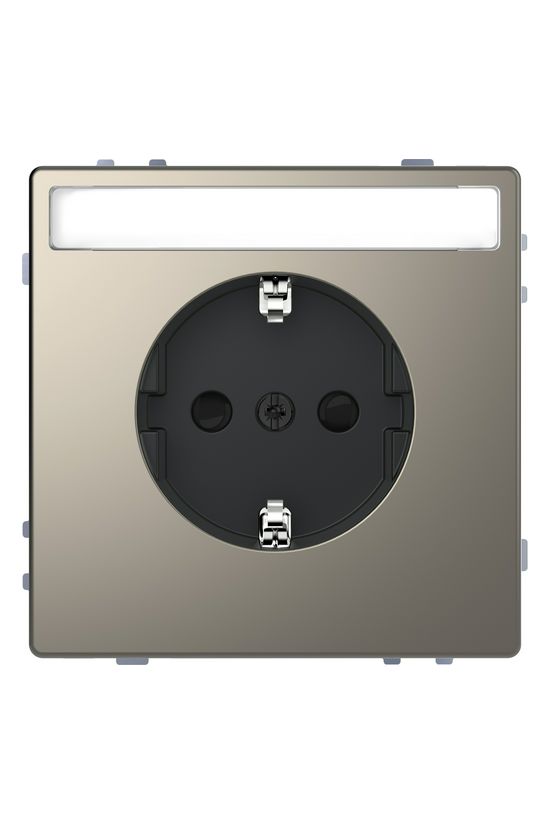 Merten D-Life 162 dugalj földelt gyerekzárral IP20 süllyesztett rugós Schneider - MTN2302-6050