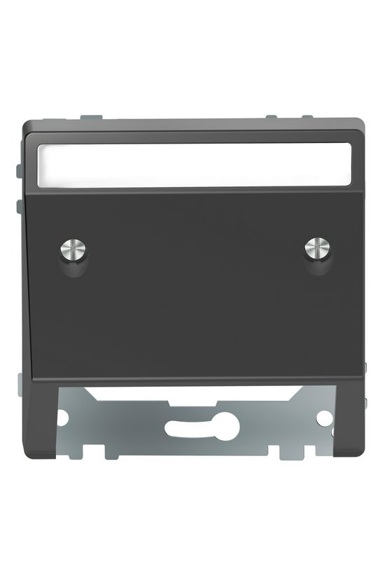 Merten D-Life adapterkeret kommunikációs csatlakozóhoz műanyag antracit címketartóval Schneider - MTN4540-6034