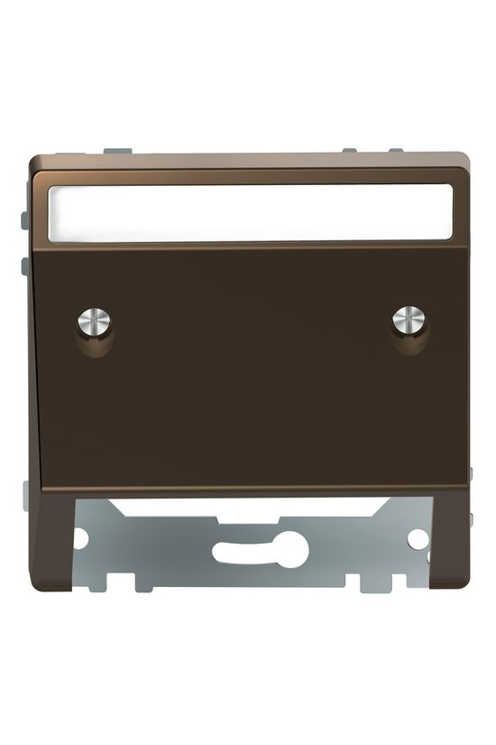 Merten D-Life adapterkeret kommunikációs csatlakozóhoz műanyag bronz címketartóval Schneider - MTN4540-6052