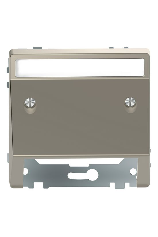 Merten D-Life adapterkeret kommunikációs csatlakozóhoz műanyag szürke címketartóval Schneider - MTN4540-6050