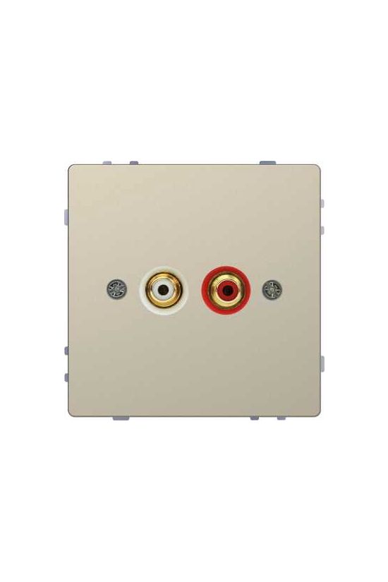 MERTEN Audio csatlakozóaljzat (RCA), System-D, szahara - MTN4350-6033