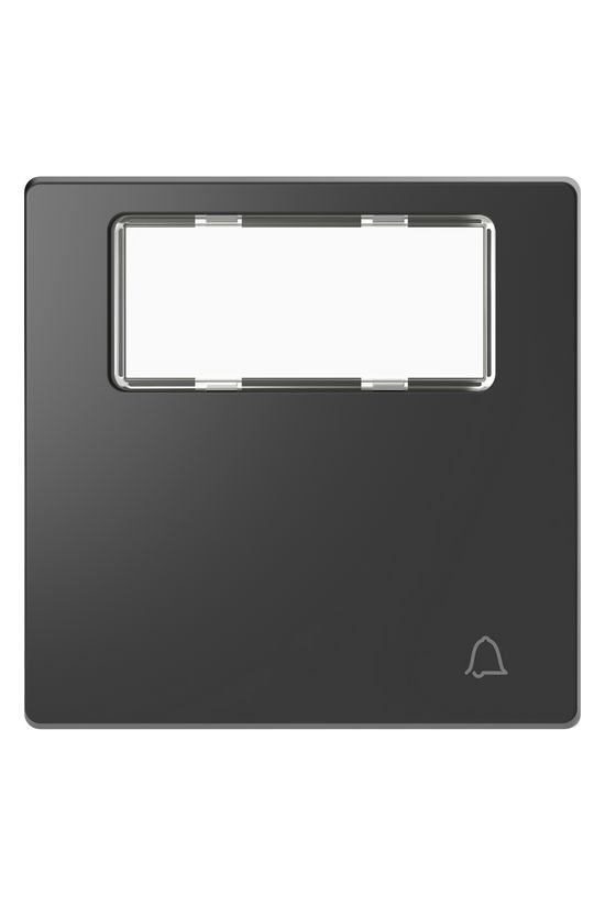 Merten D-Life billentyű antracit csengő-jel  címketartós IP20 műanyag matt kapocs Schneider - MTN3365-6034