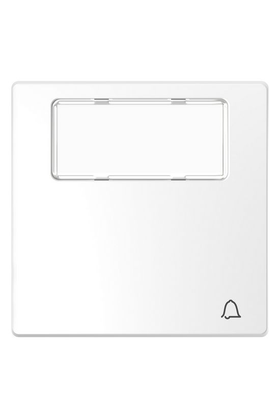 Merten D-Life billentyű lótuszfehér fehér csengő-jel címketartós IP20 műanyag fényes Schneider - MTN3365-6035