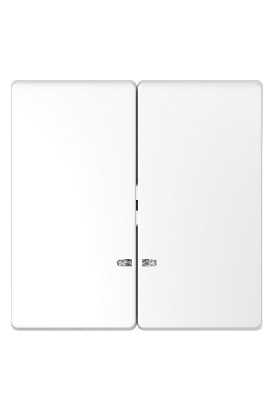 Merten D-Life billentyű lótuszfehér fehér üres-jel IP20 műanyag fényes kapocs Schneider - MTN3420-6035