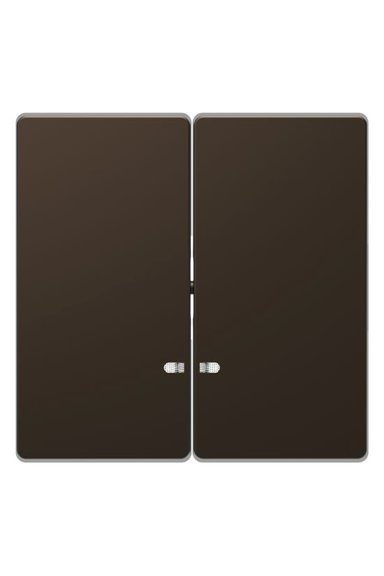 Merten D-Life billentyű mokka bronz üres-jel IP20 fém kapocs Schneider - MTN3420-6052