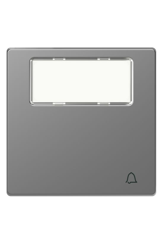 Merten D-Life billentyű nemesacél csengő-jel címketartós IP20 műanyag fényes kapocs Schneider - MTN3365-6036