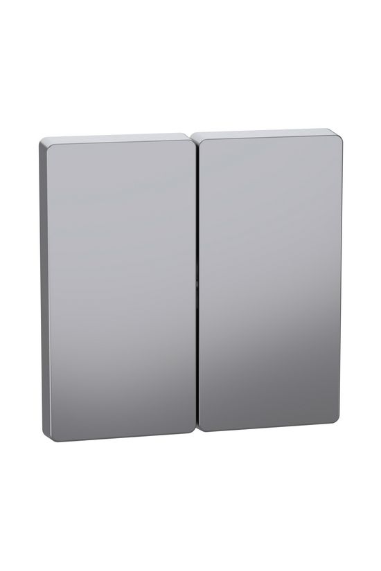 Merten D-Life billentyű nemesacél üres-jel IP20 műanyag fényes kapocs Schneider - MTN3400-6036