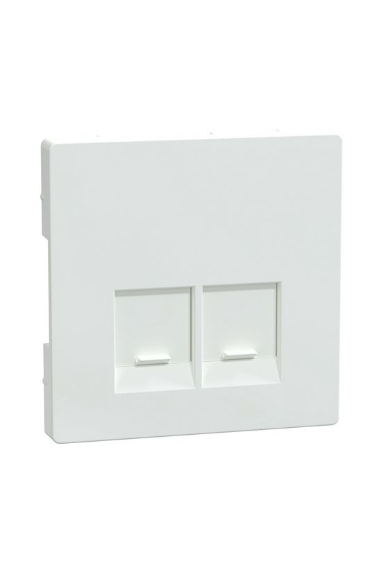 Merten D-Life fedlap 2xRJ45 adatcsatlakozóhoz műanyag Schneider - MTN4572-6035