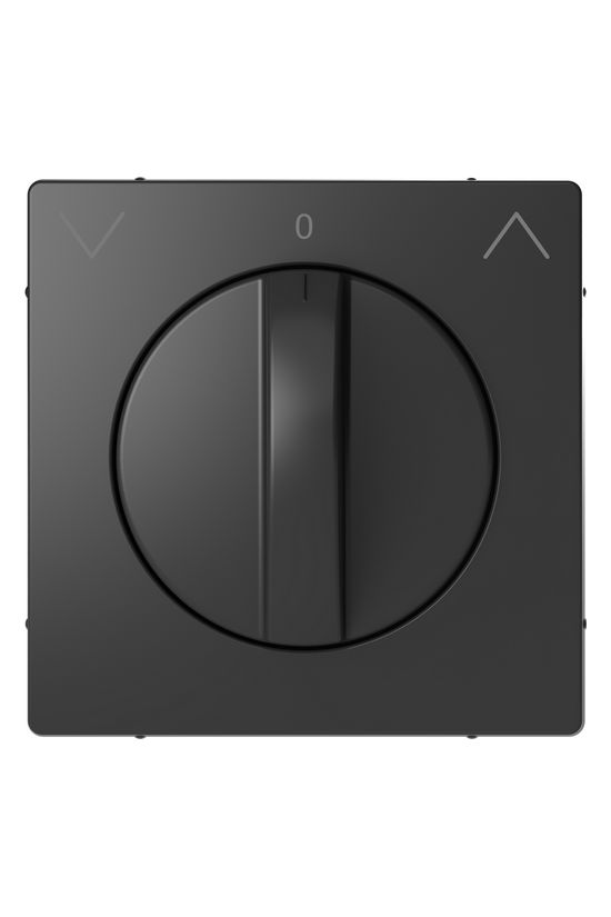 Merten D-Life fedlap antracit nyíl-jel IP20 műanyag matt kapocs Schneider - MTN3875-6034