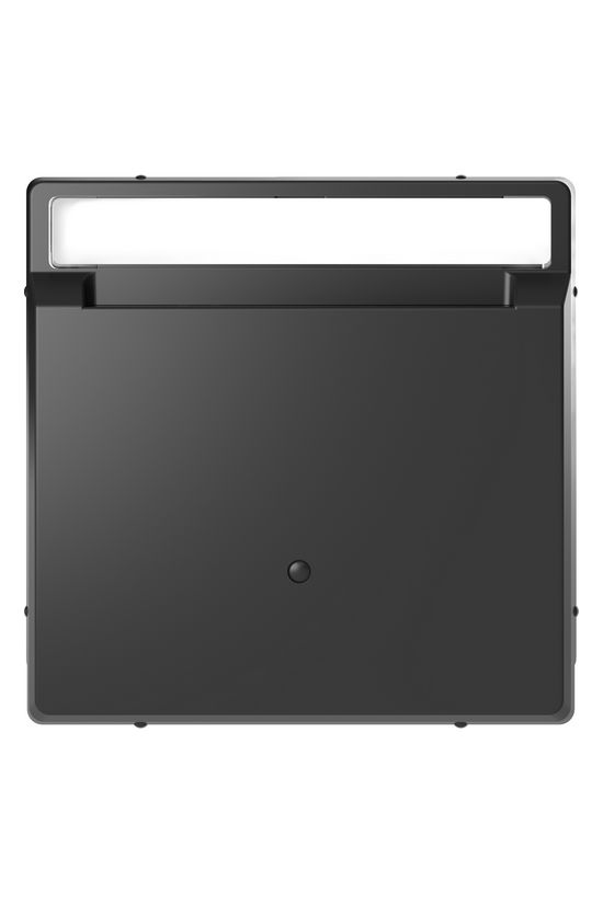 Merten D-Life fedlap antracit üres-jel IP20 műanyag matt kapocs Schneider - MTN3854-6034