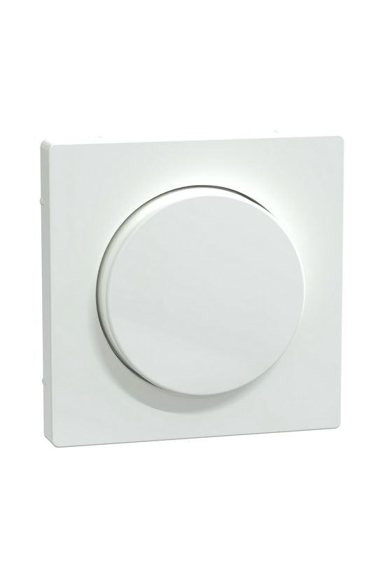 Merten D-Life fedlap lótuszfehér fehér üres-jel IP20 műanyag fényes Schneider - MTN5250-6035