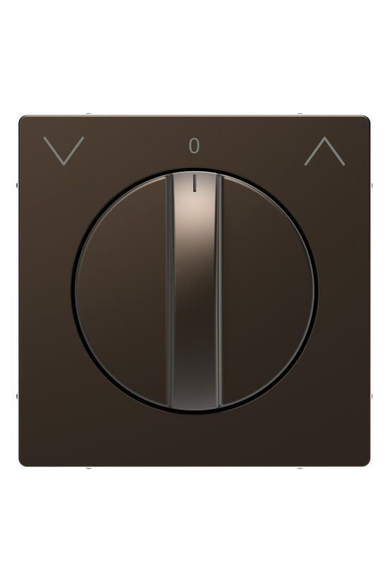 Merten D-Life fedlap mokka bronz nyíl-jel IP20 fém kapocs Schneider - MTN3875-6052