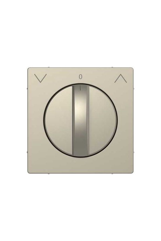 MERTEN Fedlap, forgatógombos redőnynyomóhoz, System-D, szahara - MTN3875-6033