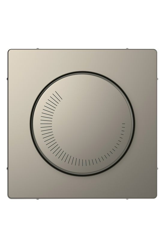 Merten D-Life fedlap ventilátorhoz nikkel szürke fordulatszám-jel IP20 fém Schneider - MTN5251-6050