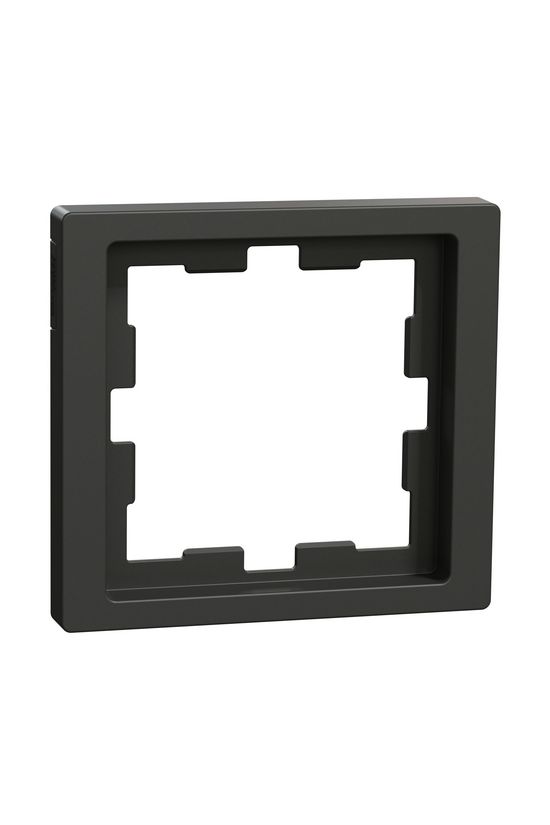 Merten D-Life keret antracit 1-es vízszintes és függőleges műanyag antracit lakkozott Schneider - MTN4010-6534