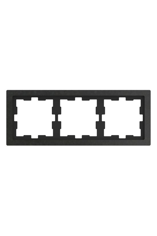 Merten D-Life keret pala 3-es vízszintes és függőleges kő kezeletlen fényes Schneider - MTN4030-6547