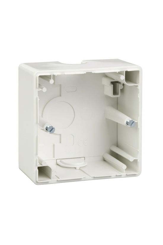 Merten kiemelődoboz antibakteriális 1-es vízszintes és függőleges fehér műanyag IP20 Schneider - MTN512125