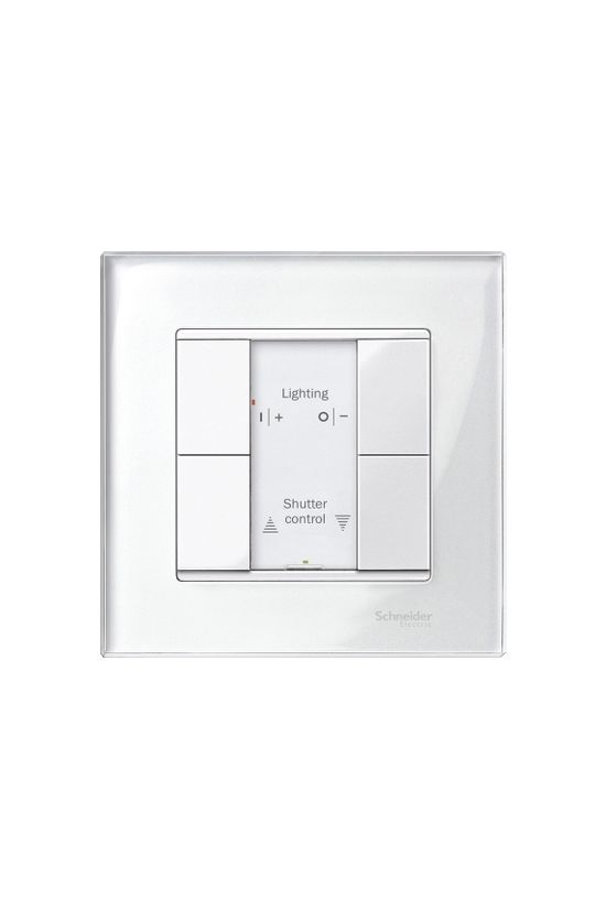 Merten KNX nyomógomb 2pár=4gomb süllyesztett műanyag fehér IP20 Schneider - MTN617219