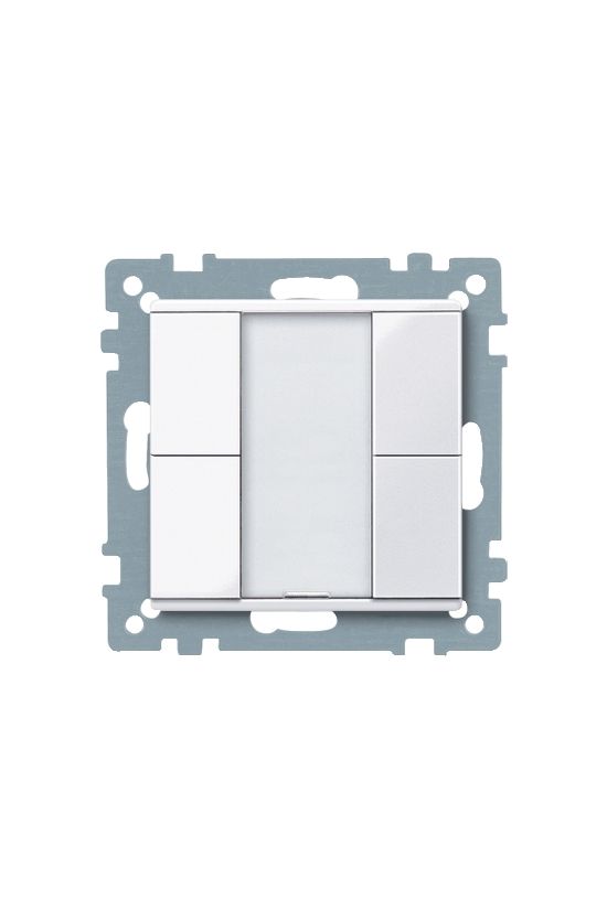 Merten KNX nyomógomb 2pár=4gomb süllyesztett műanyag fehér IP20 Schneider - MTN617225