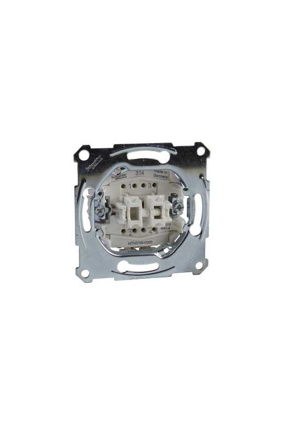 MERTEN Kettős nyomó, záróérintkezős (NO), rugós, 10A - MTN3155-0000