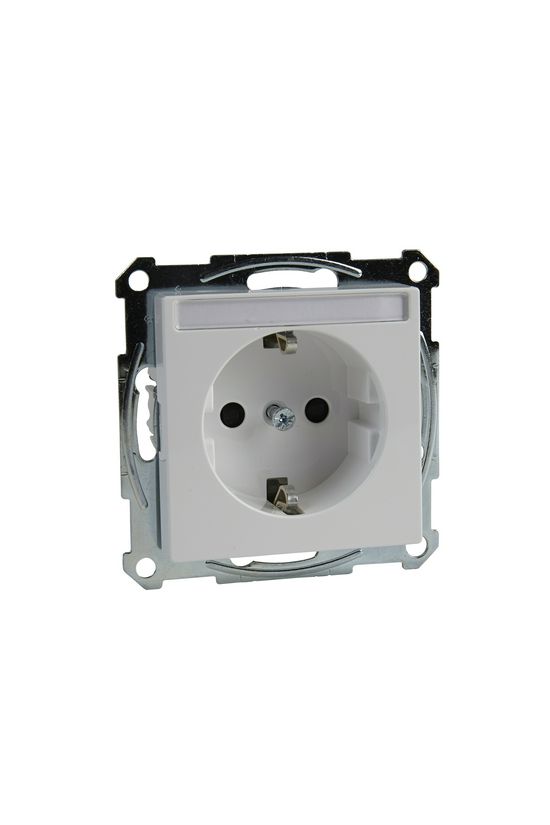 Merten-SM 162 dugalj antibakteriális földelt gyerekzárral fehér IP20 süllyesztett rugós Schneider - MTN2302-0325