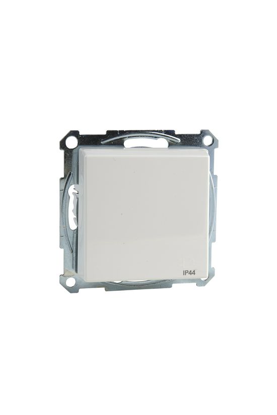 Merten-SM 162 dugalj földelt csapófedéllel gyerekzárral fehér IP20 süllyesztett rugós Schneider - MTN2314-0319